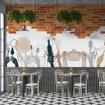 Wallpaper for Restaurant Wall – Brick Wall